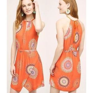 Anthropologie halter dress
